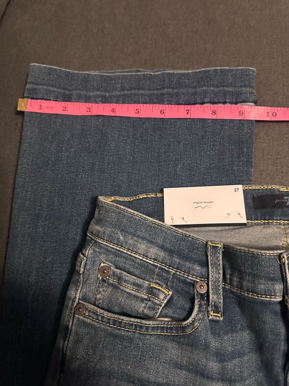 Women’s jeans  DOJO 7 for all mankind 27X34 - Picture 2 of 6